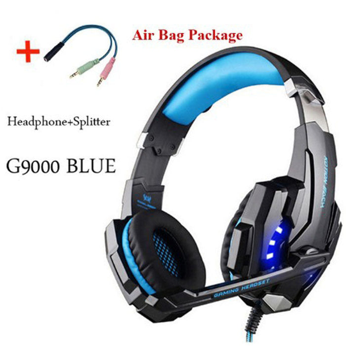 Wired Gaming Headset Headphones Surround Sound Deep Bass Stereo Casque Earphones With Microphone - for just $50.92! 
