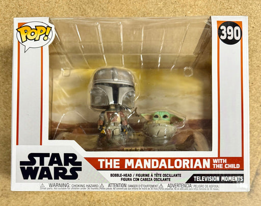 Funko Pop! Television Moments The Mandalorian With The Child #390 Star Wars 2020 - for just $10! 