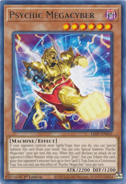 Psychic Megacyber [LED7-EN033] Rare - for just $0.10! 