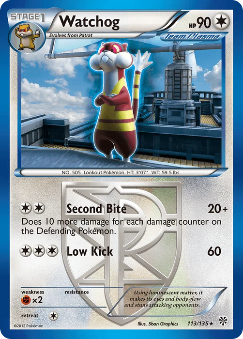 Watchog (113/135) [Black & White: Plasma Storm] - for just $0.30! 