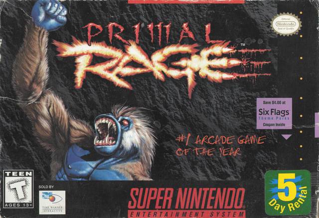 Primal Rage (Super Nintendo) - for just $0! 