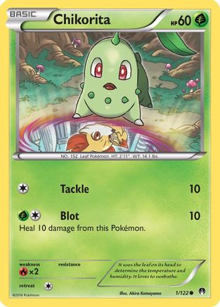 Chikorita 001/122 - XY  BREAKpoint - for just $0.14! 