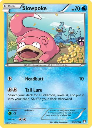 Slowpoke 019/122 - XY  BREAKpoint - for just $0.19! 