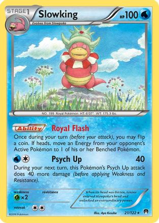 Slowking 021/122 - XY  BREAKpoint Reverse Holofoil - for just $0.25! 