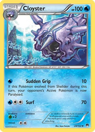 Cloyster 024/122 - XY  BREAKpoint - for just $0.05! 