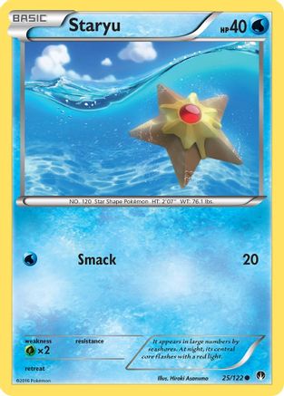 Staryu 025/122 - XY  BREAKpoint - for just $0.05! 