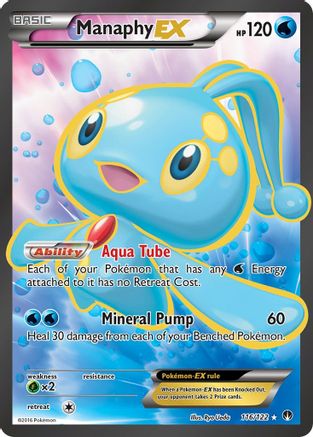 Manaphy EX (Full Art) 116/122 - XY  BREAKpoint Holofoil - for just $4.84! 