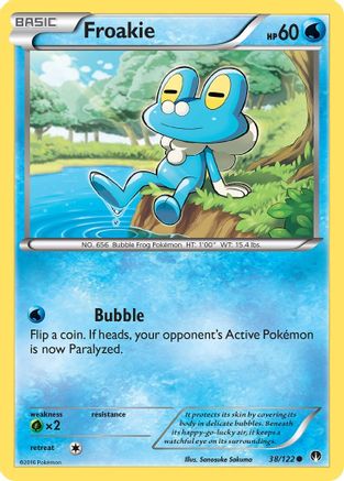 Froakie 038/122 - XY  BREAKpoint Reverse Holofoil - for just $0.17! 