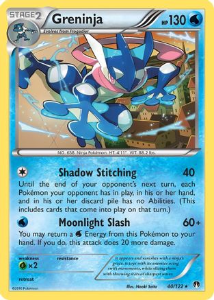 Greninja 040/122 - XY  BREAKpoint - for just $0.81! 