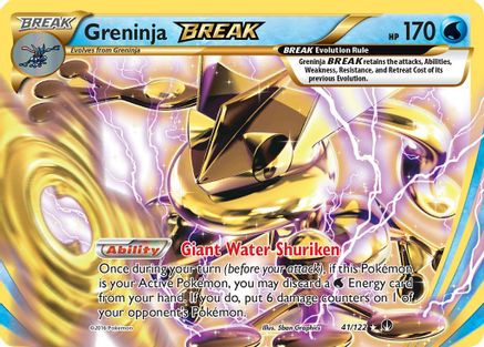 Greninja BREAK 041/122 - XY  BREAKpoint Holofoil - for just $6.18! 