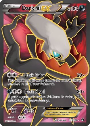 Darkrai EX (Full Art) 118/122 - XY  BREAKpoint Holofoil - for just $15.35! 