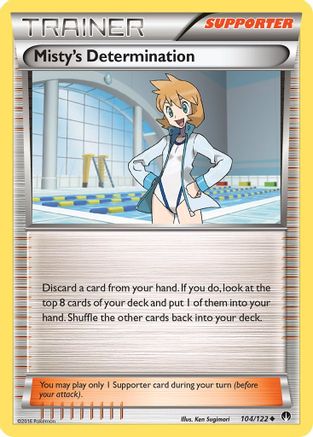 Misty's Determination 104/122 - XY  BREAKpoint - for just $0.14! 