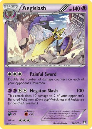 Aegislash 062/122 - XY  BREAKpoint Holofoil - for just $0.18! 