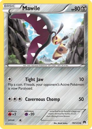Mawile 078/122 - XY  BREAKpoint - for just $0.10! 