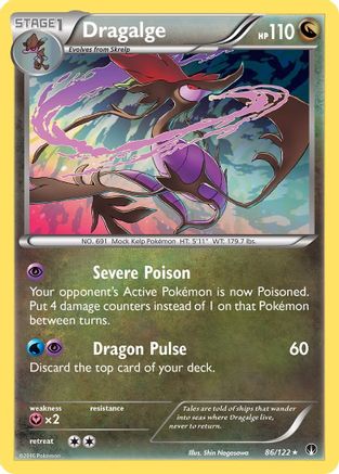 Dragalge 086/122 - XY  BREAKpoint Holofoil - for just $0.30! 