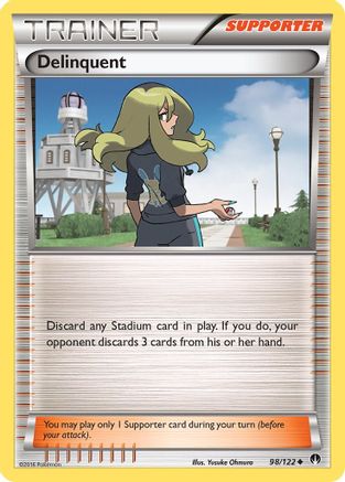 Delinquent 098/122 - XY  BREAKpoint Reverse Holofoil - for just $0.39! 