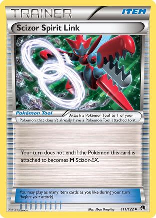 Scizor Spirit Link 111/122 - XY  BREAKpoint - for just $0.11! 