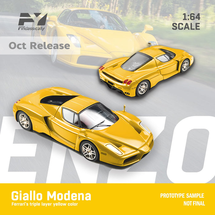 (Pre-Order) FindClassically Ferrari Enzo RED / WHHITE / YELLOW Limited to 500 Pcs Each With Wooden Base 1:64 - Just $36.99! Shop now at Retro Gaming of Denver