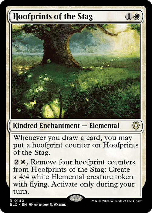 Hoofprints of the Stag (BLC-140) - Bloomburrow Commander - for just $0.05! 