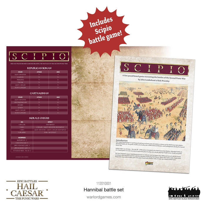 Hail Caesar Epic Battles: Punic Wars -  Hannibal Battle Set - for just $384! 