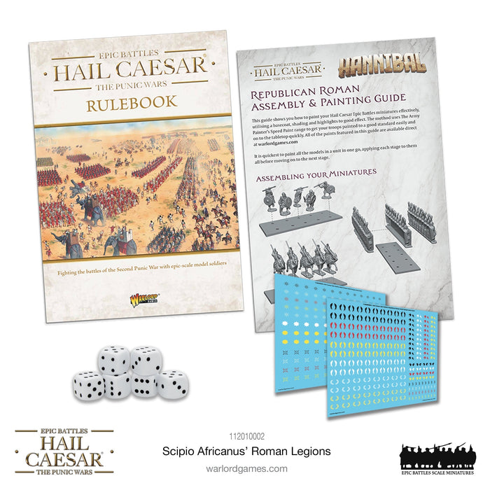 Hail Caesar Epic Battles: Punic Wars - Scipio Africanus' Roman Legions - for just $152! 