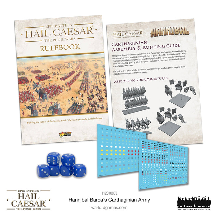 Hail Caesar Epic Battles: Punic Wars - Hannibal Barca's Carthaginian Army - for just $152! 