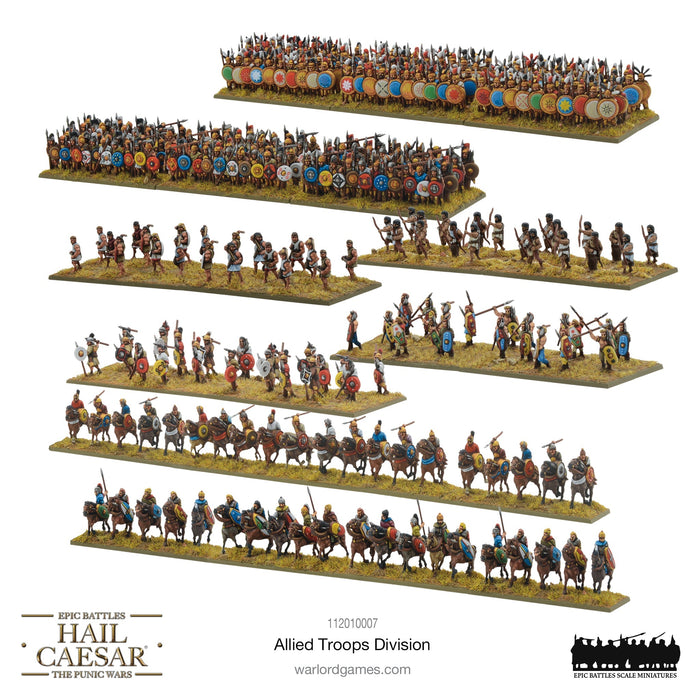 Hail Caesar Epic Battles: Punic Wars - Allied Troops Division - for just $50! 