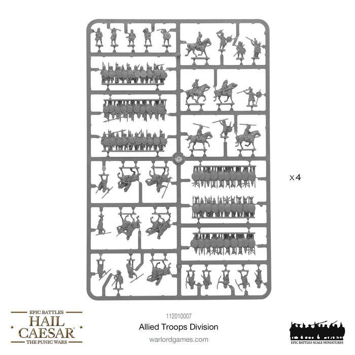 Hail Caesar Epic Battles: Punic Wars - Allied Troops Division - for just $50! 