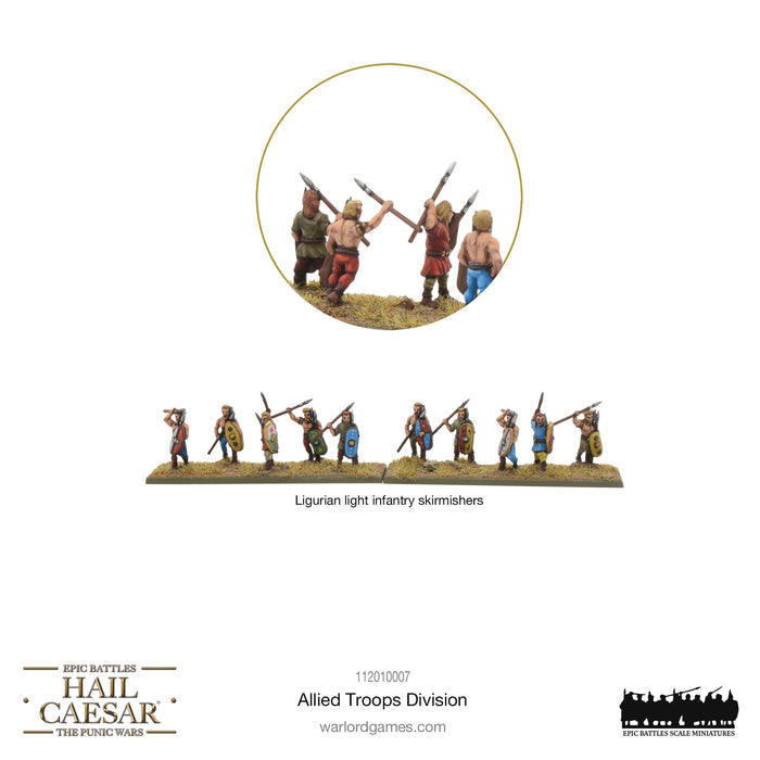 Hail Caesar Epic Battles: Punic Wars - Allied Troops Division - for just $50! 
