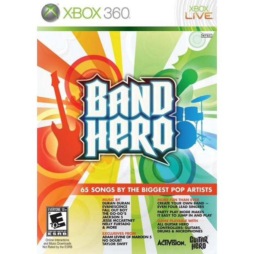 Band Hero (Xbox 360) - Premium Video Games - Just $0! Shop now at Retro Gaming of Denver