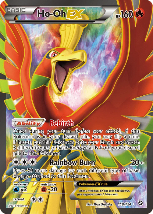 Ho-Oh EX (119/124) [Black & White: Dragons Exalted] - for just $98! 