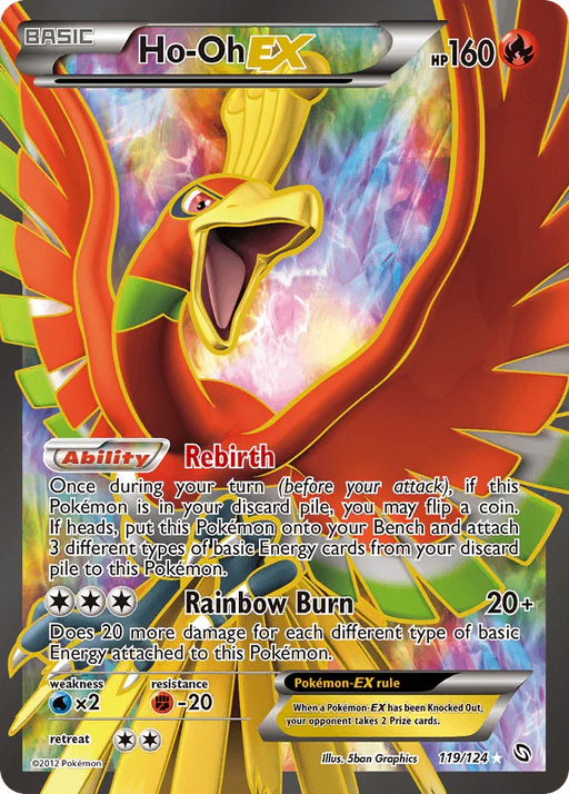 Ho-Oh EX (119/124) [Black & White: Dragons Exalted] - for just $94.30! 