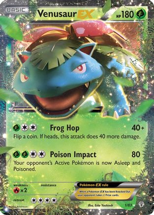Venusaur EX 001/83 - Generations Holofoil - for just $2.51! 