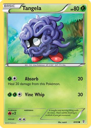 Tangela 008/83 - Generations Reverse Holofoil - for just $0.17! 