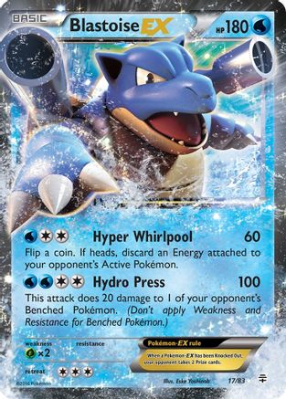 Blastoise EX 017/83 - Generations Holofoil - for just $3.18! 