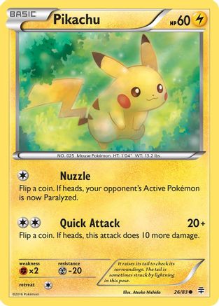 Pikachu 026/83 - Generations - for just $0.72! 