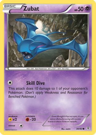 Zubat 030/83 - Generations Reverse Holofoil - for just $0.28! 