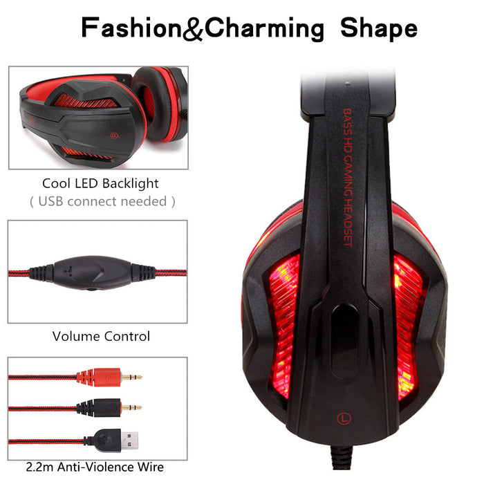 Glowing gaming headset gaming headset - for just $86.18! 