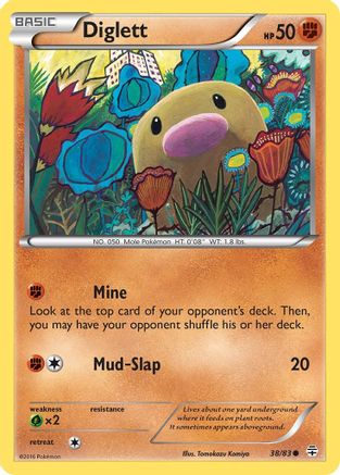 Diglett 038/83 - Generations Reverse Holofoil - for just $1.09! 
