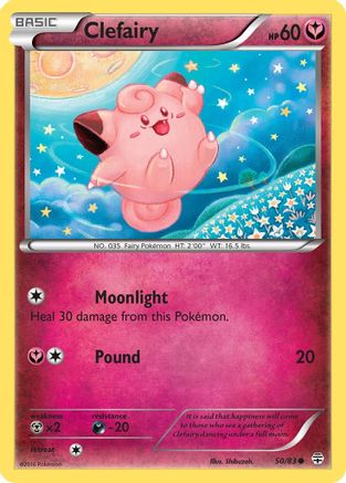 Clefairy 050/83 - Generations Reverse Holofoil - for just $0.95! 