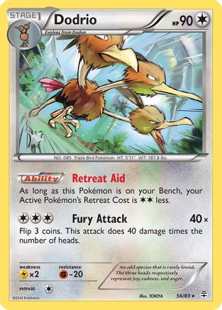 Dodrio 056/83 - Generations Reverse Holofoil - for just $0.68! 