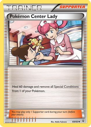 Pokemon Center Lady 068/83 - Generations Reverse Holofoil - for just $0.25! 