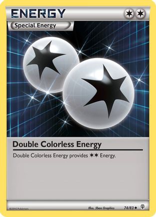 Double Colorless Energy 074/83 - Generations Reverse Holofoil - for just $0.43! 