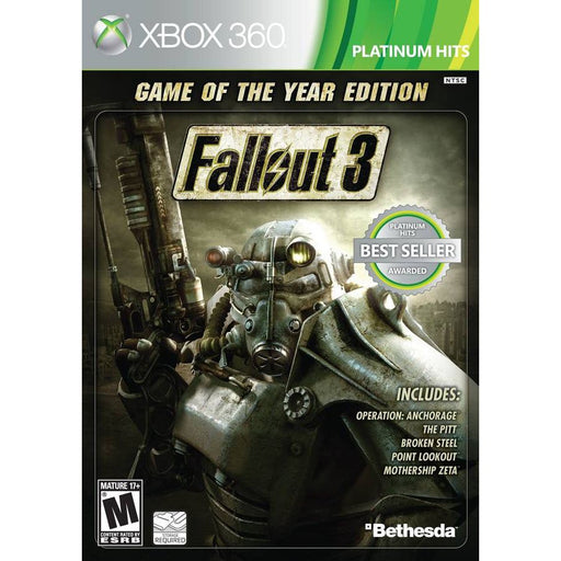 Fallout 3: Game Of The Year Edition (Platinum Hits) (Xbox 360) - Just $0! Shop now at Retro Gaming of Denver