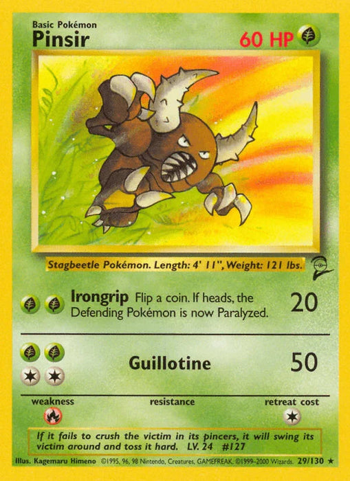 Pinsir (29/130) [Base Set 2] - for just $1.80! 