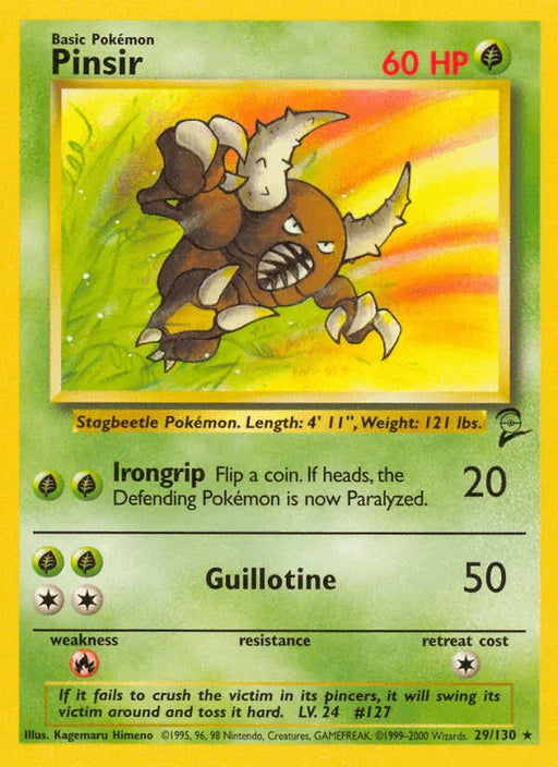 Pinsir (29/130) [Base Set 2] - for just $1.85! 