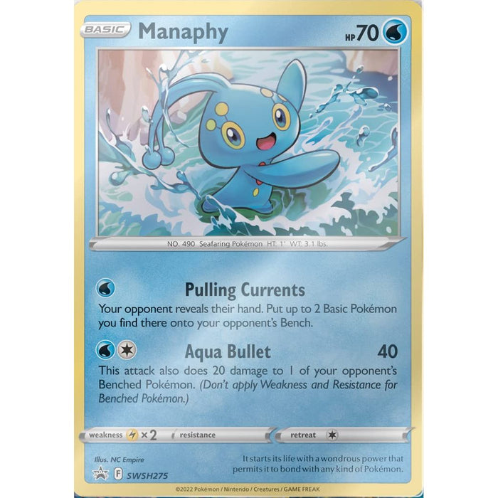 Pokémon Silver Tempest Triple Pack Manaphy Booster - Just $24.99! Shop now at Retro Gaming of Denver