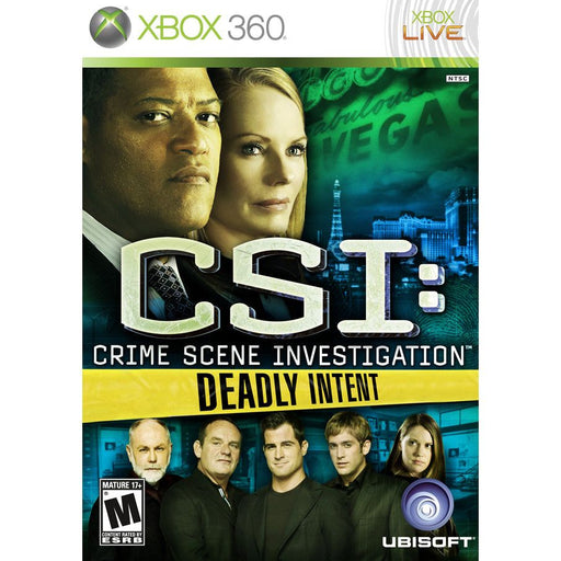 CSI: Crime Scene Investigation: Deadly Intent (Xbox 360) - Premium Video Games - Just $0! Shop now at Retro Gaming of Denver