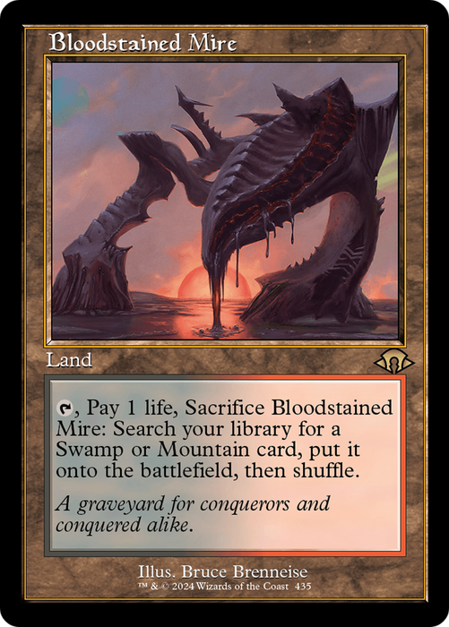 Bloodstained Mire (Retro Frame) (MH3-435) - Modern Horizons 3 - for just $5.63! 