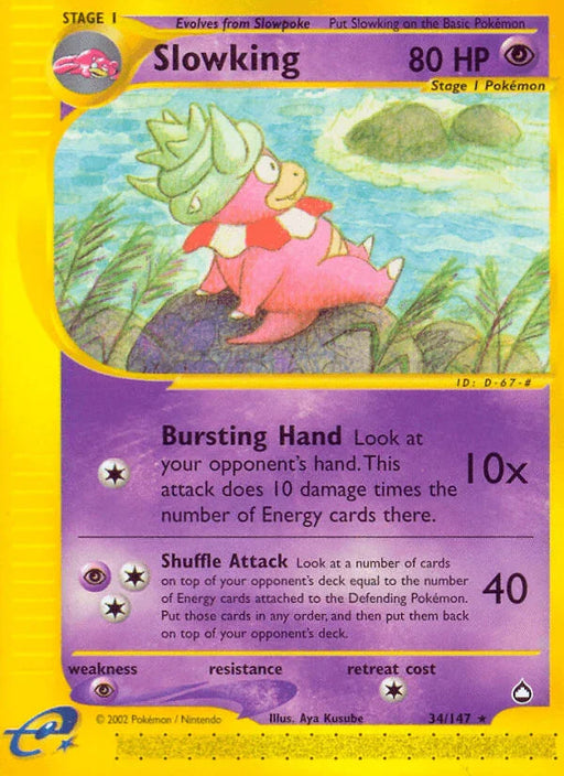 Slowking (34/147) [Aquapolis] - for just $11.90! 